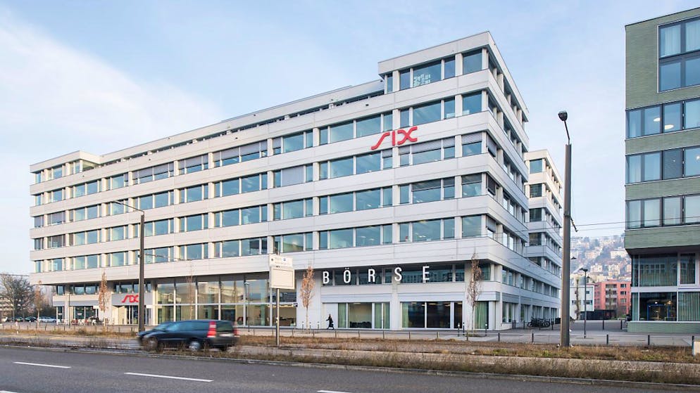 L'edificio che ospita la Borsa svizzera a Zurigo