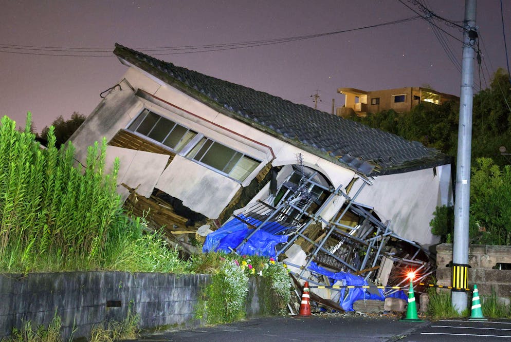 Ein schweres Erdbeben der Stärke 7,1 erschütterte die Region Kochi in Japan.
