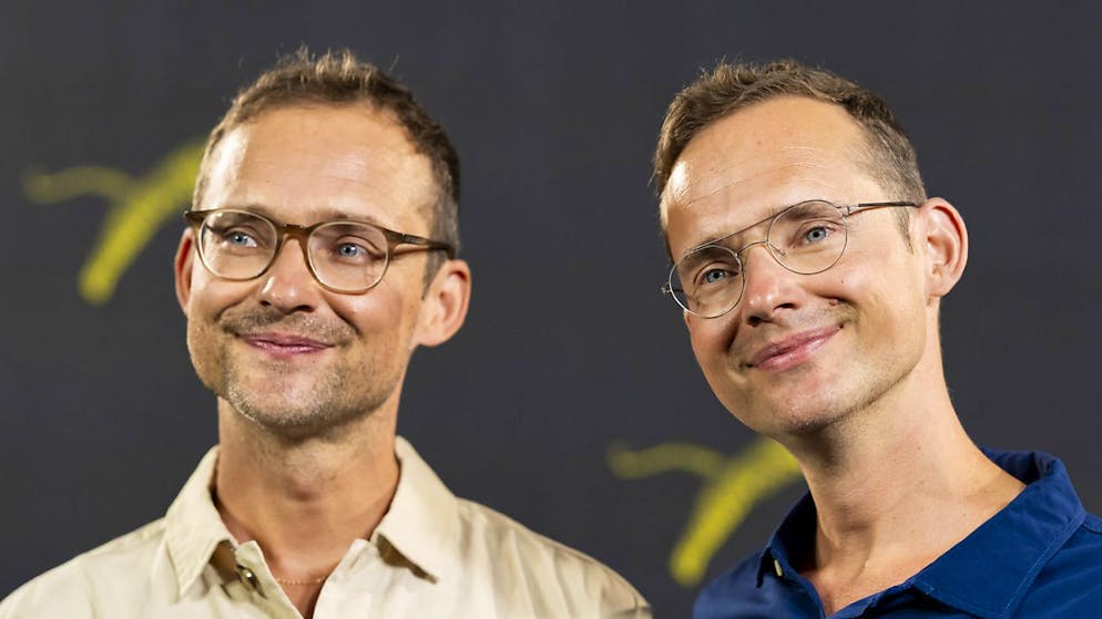 I gemelli Zürcher, Silvan produttore del film, a sinistra, e Ramon, regista del film.