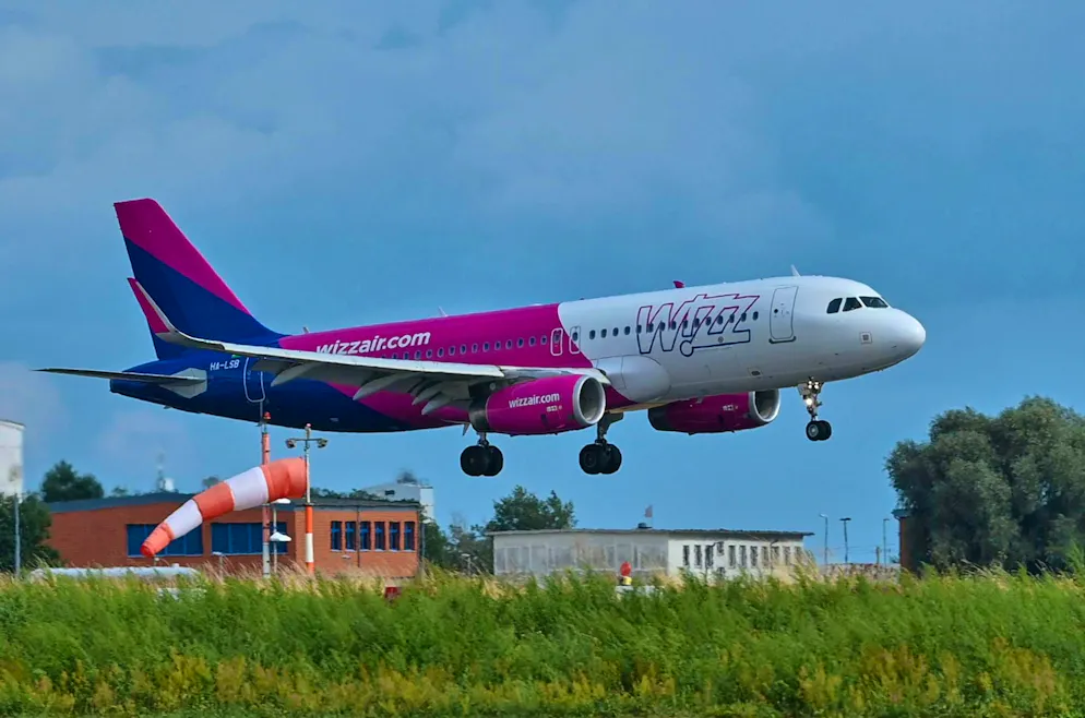 An incident on a Wizz Air plane triggered a mission by the Israeli Air Force. (archive picture)
