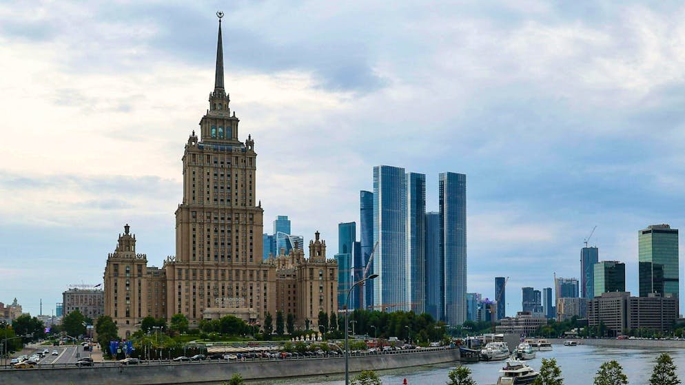 The American is said to have rioted in this Radisson hotel in Moscow. (archive picture)