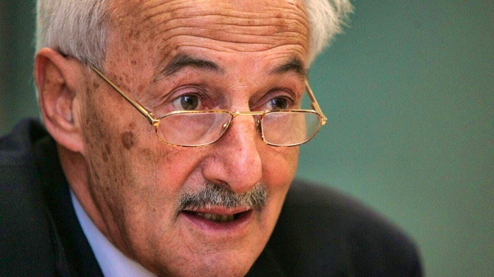 Walter Kägi in a photo from 2005 as President of Swiss Olympic. (archive picture)