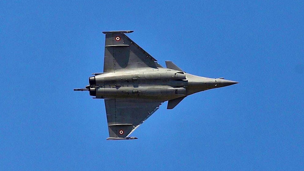 The fighter jets involved in the collision are Rafale aircraft, pictured here. (archive picture)