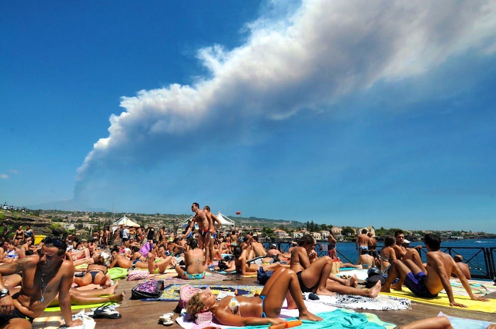 Der Ätna ist wieder ausgebrochen – dies ist allerdings ein Bild aus dem Archiv.