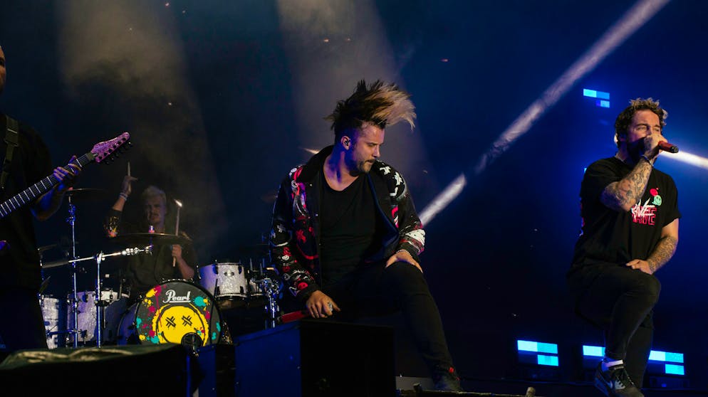 BG Gampel 4. Die Frontmänner Nico Sallach (rechts) und Kevin Ratajczak gaben vollen Einsatz.