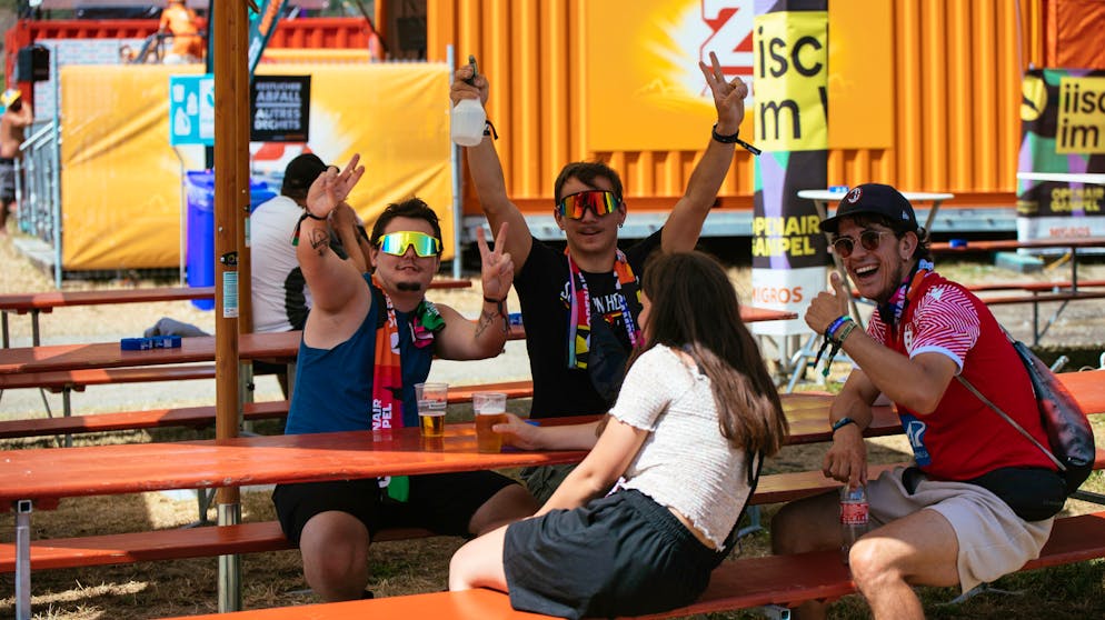 Die Stimmung ist auch am Freitag ungetrübt.