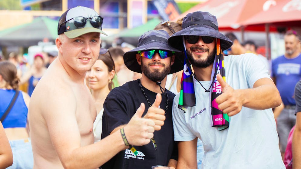 BG6 Gampel. Das sehen wohl auch diese Herren so: Thumps up.