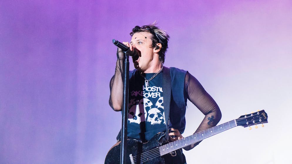 BG7 Gampel. Der britische Alternative-Rocker Yungblud liefert am Freitagabend eine Show der Extraklasse.