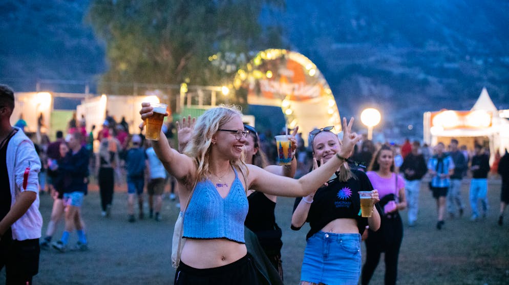 BG12 Gampel. Die Stimmung ist einmal mehr ausgelassen...