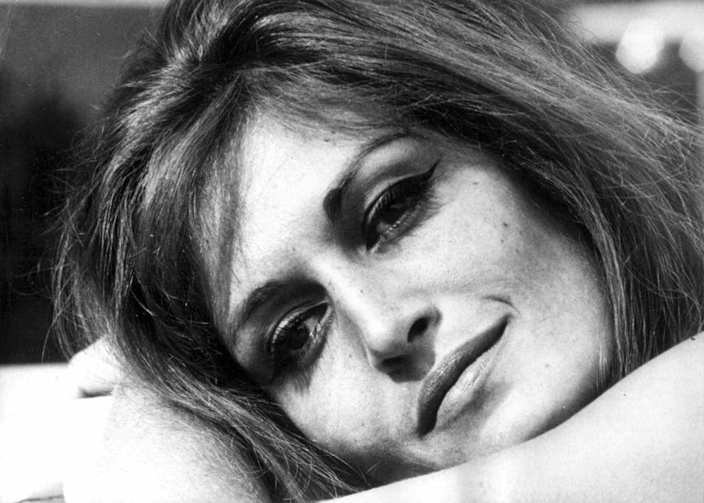 La cantante e attrice Dalida.