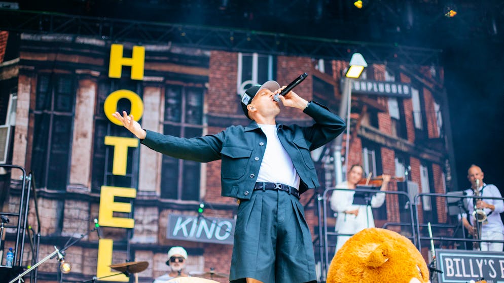 BG14 Gampel. Stress zeigt am Openair Gampel seine «MTV-Unplugged»-Show.