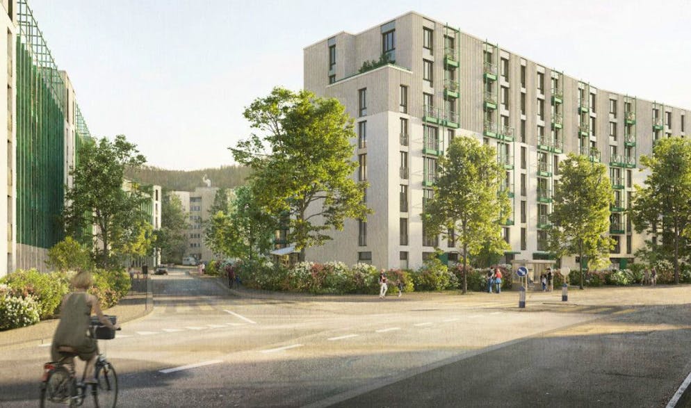 So soll die Neubausiedlung Langgrüt bald aussehen.