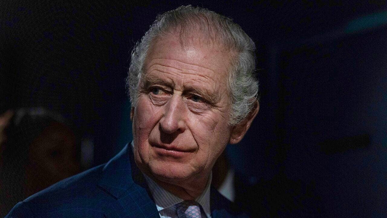 Grossbritannien. Ein-Pfund-Münze mit Konterfei von König Charles im Umlauf