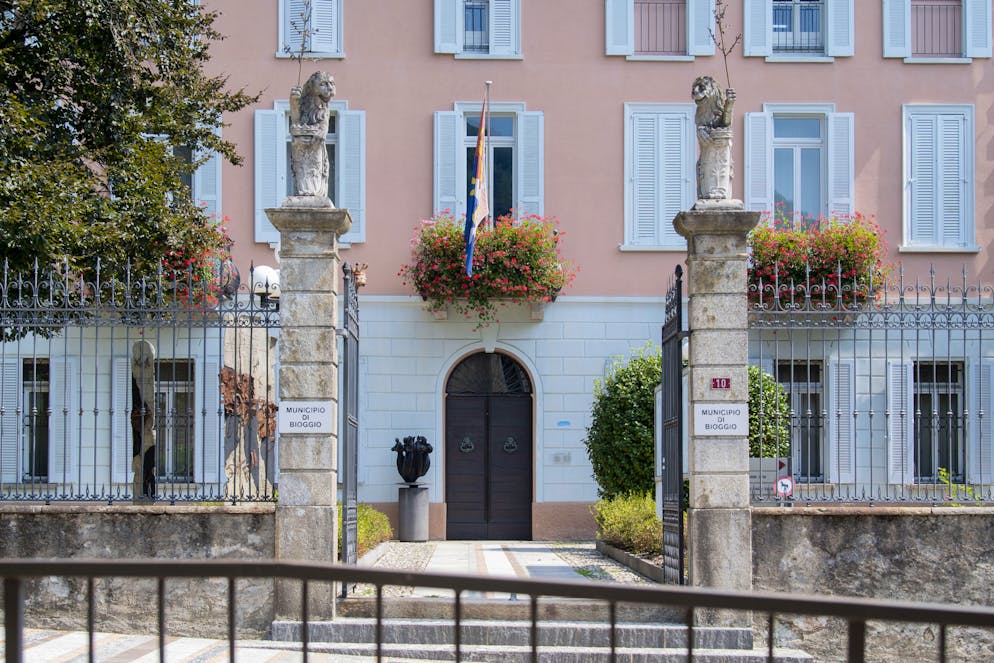 La casa comunale di Bioggio.