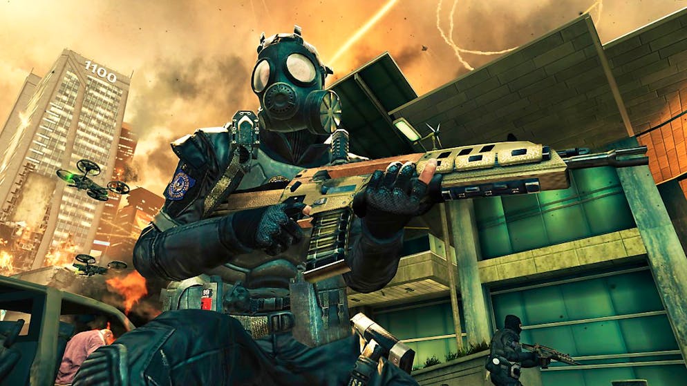 Prévu pour le 25 octobre, "Call of Duty: Black Ops 6", dernier opus en date de la franchise militaire, prend place aux États-Unis dans une dystopie des années 1990 (archives).