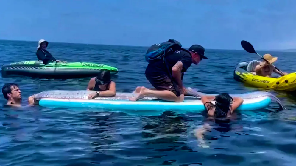 Harbinger of natural disasters. Rare oarfish discovered off the coast of San Diego