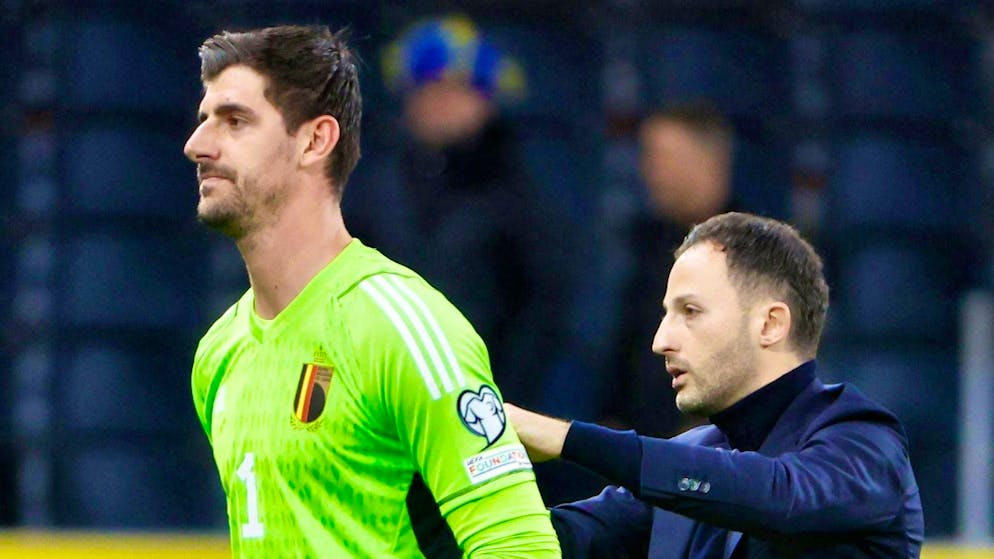 Thibaut Courtois and Domenico Tedesco will probably no longer be friends.