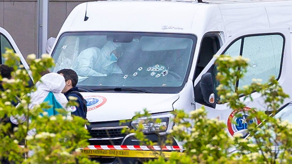 Les flammes ont causé une explosion qui a blessé un policier (archives).