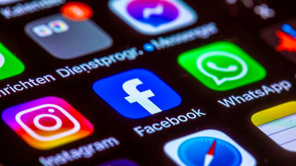 Instagram, Facebook and Whatsapp belong to Meta, the umbrella brand of the Facebook Group. (archive image)