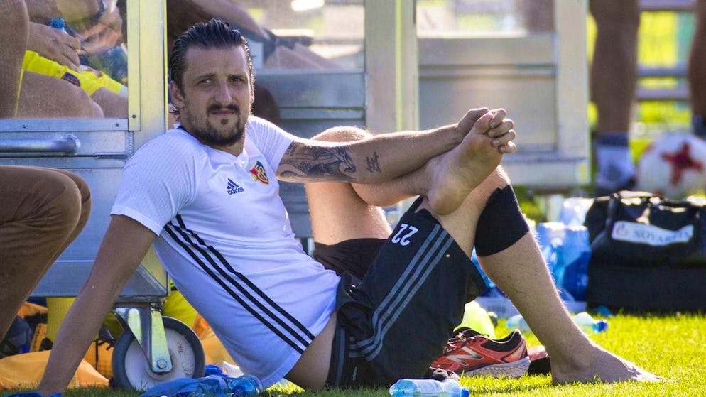 Zdravko Kuzmanovic in July 2017 during a test between FCB and FC Wil.