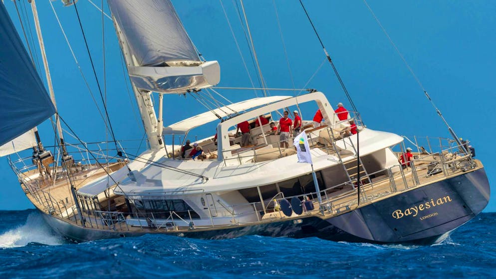 Il «Bayesian» è costato circa 40 milioni di dollari.