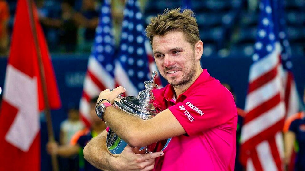 Two Swiss tennis stars at a crossroads - Gallery. Eight years ago, Wawrinka celebrated the third of his three Grand Slam tournament victories in the final against Novak Djokovic at the US Open