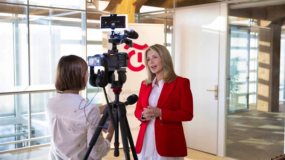 Tamedia CEO Jessica Peppel-Schulz announced the planned reduction of 290 full-time positions on Tuesday.