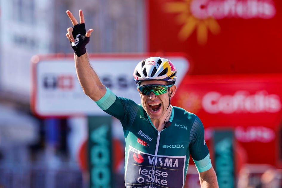 Vuelta a España: Wout van Aert vuelve a ser imperial en Baiona