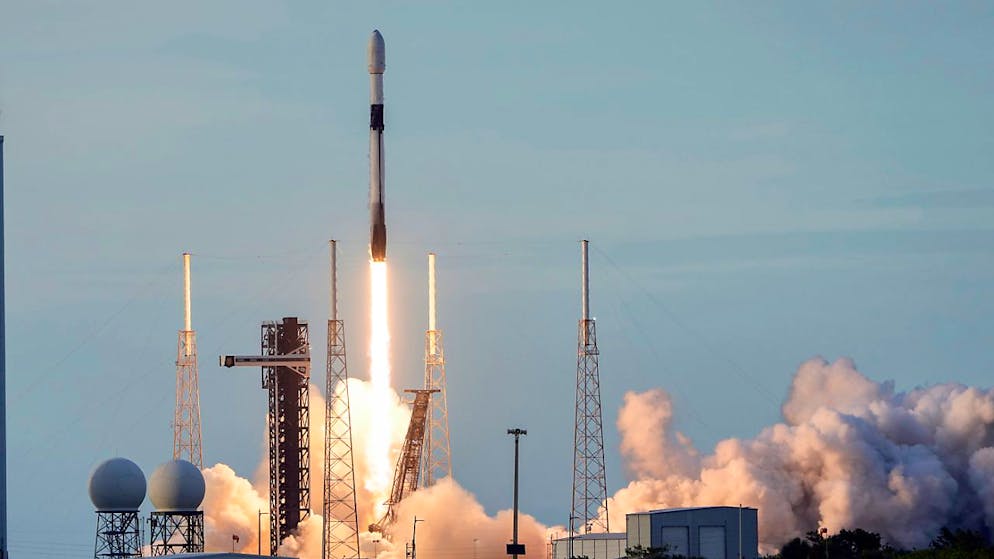 Start von SpaceX Falcon 9 Rakete. (Archivbild)