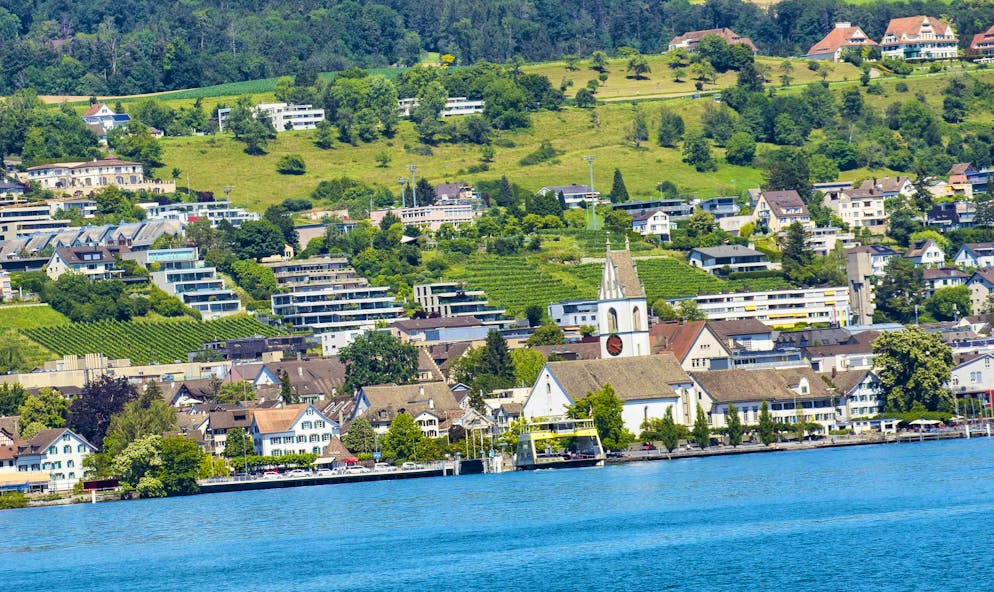 A major evacuation took place in Meilen ZH on Wednesday.