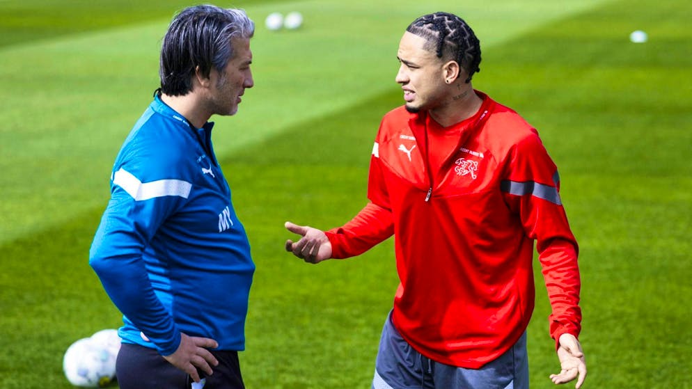 Noah Okafor does not currently play a role in Murat Yakin's plans.