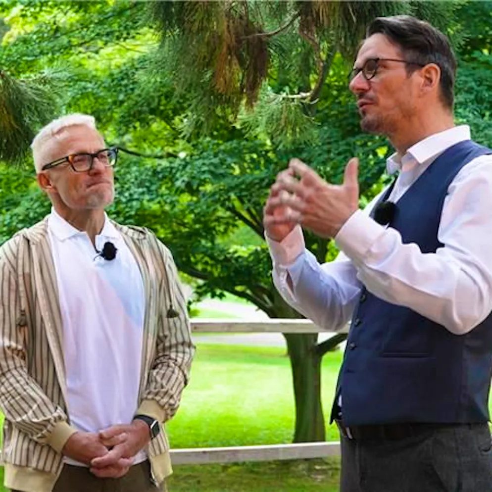 Bötschi fragt Björn Graf Bernadotte. «Als Kind fiel ich fast von jedem Baum der Insel Mainau runter»