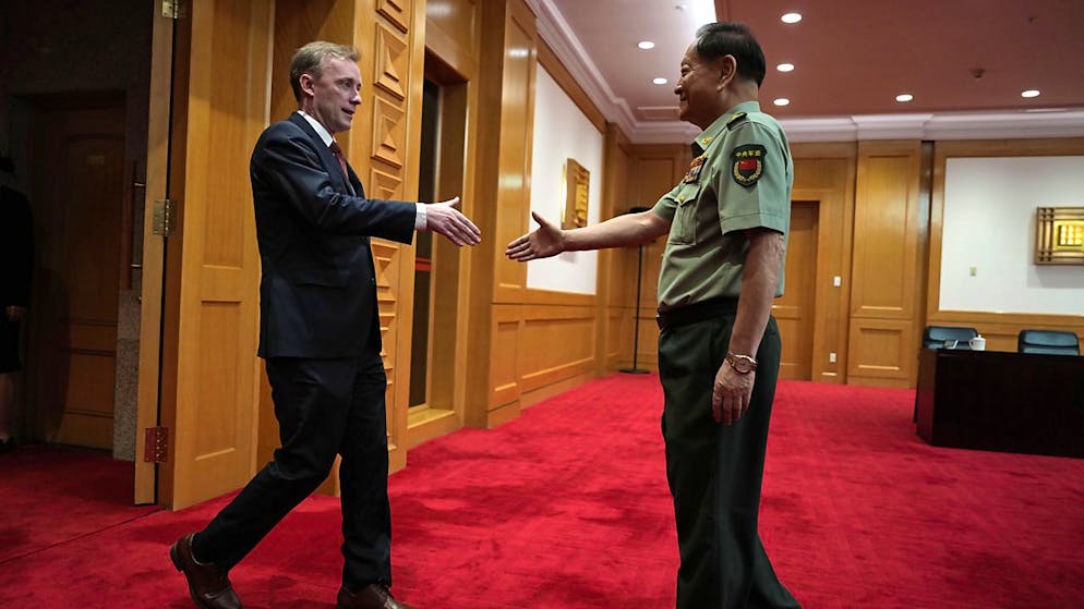 Le conseiller à la sécurité nationale de la Maison Blanche Jake Sullivan a rencontré jeudi à Pékin le général chinois Zhang Youxia, vice-président de la Commission militaire centrale.