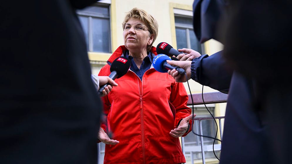 La ministre suisse des sports Viola Amherd va présenter au Conseil fédéral dans les semaines à venir une lettre à l'intention du Comité international olympique (CIO), dans laquelle elle confirme que la Confédération s'engage pour l'organisation des jeux Olympiques (JO) d'hiver 2038 (archives).