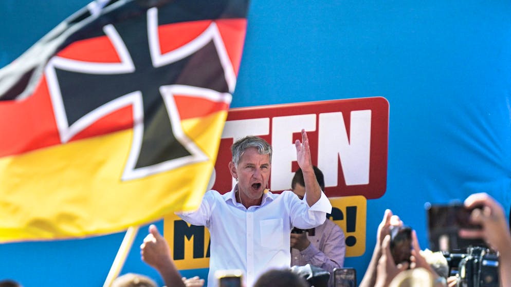 Besonders interessiert hat sich die von Björn Höcke geführte Oppositionspartei laut Thüringens Innenminister Georg Maier (SPD) für Drohnenabwehr, Polizeiinformationstechnik und Ausrüstung.