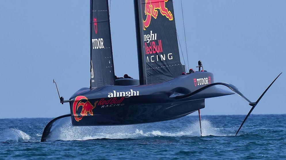 Die Vorregatten der vergangenen Woche auf den AC75-Foilern liefen für Alinghi Red Bull Racing eher ernüchternd