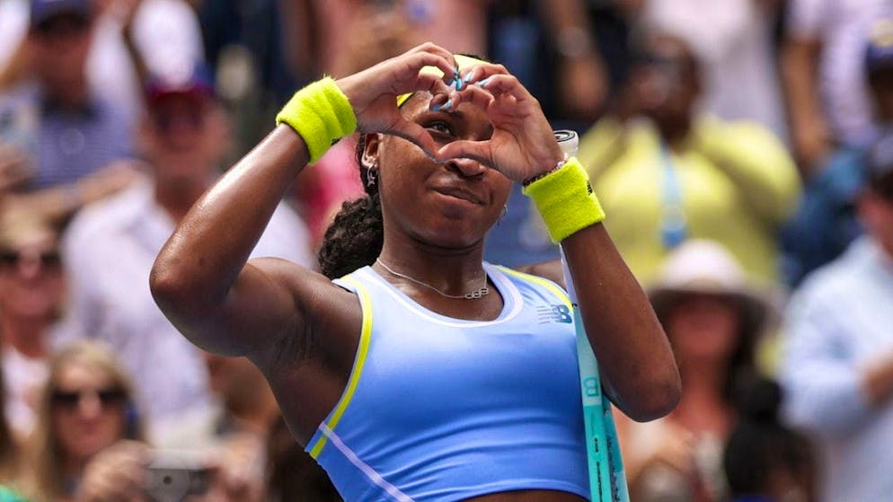 Heart for the crowd after a tough battle: Coco Gauff