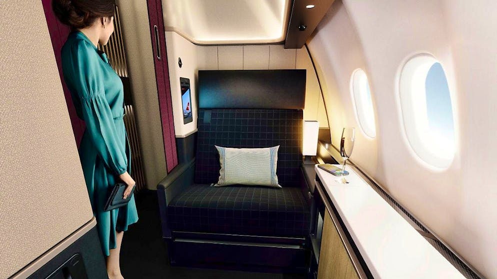 The new First Class seats on Swiss planes are too heavy.