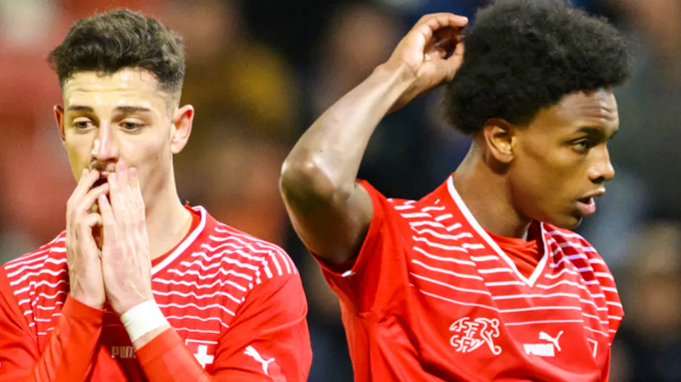 Albin Krasniqi (links, Winterthur) und Alvyn Sanches (rechts, Lausanne-Sport) kommen bei ihren Klubs regelmässig zum Einsatz. Doch nicht alle U21-Nati-Spieler kriegen so viel Einsatzzeit.