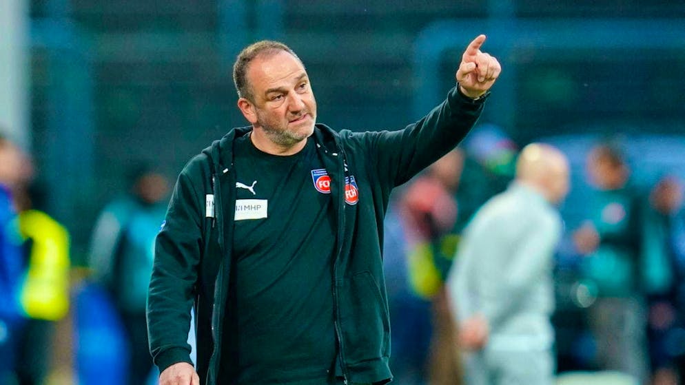 Heidenheim coach Frank Schmidt is on a high with his team