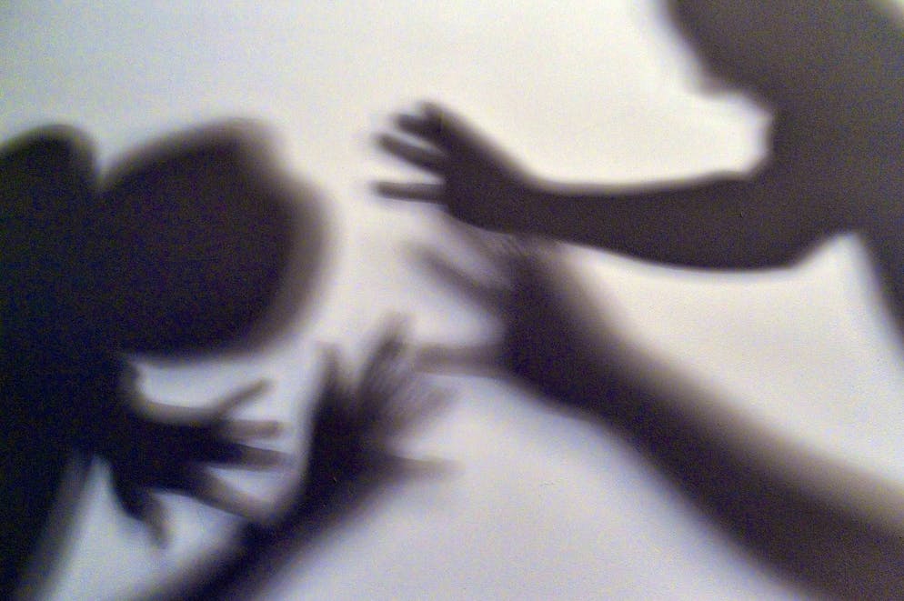 The spouses attacked each other. (symbolic image)