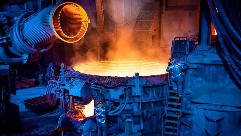 The mood in Swiss industry has brightened surprisingly significantly. However, the corresponding purchasing managers' index still remains slightly below the growth threshold. (symbolic image)