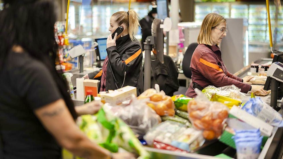 Sales in the Swiss retail trade increased in July. (symbolic image)