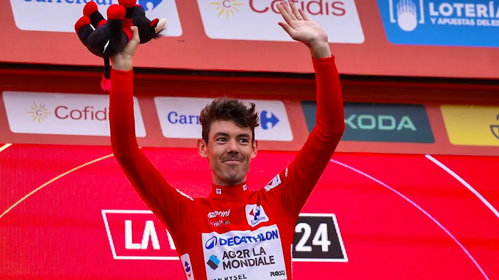 Ben O'Connor will still be waving from the podium in the red jersey on Tuesday