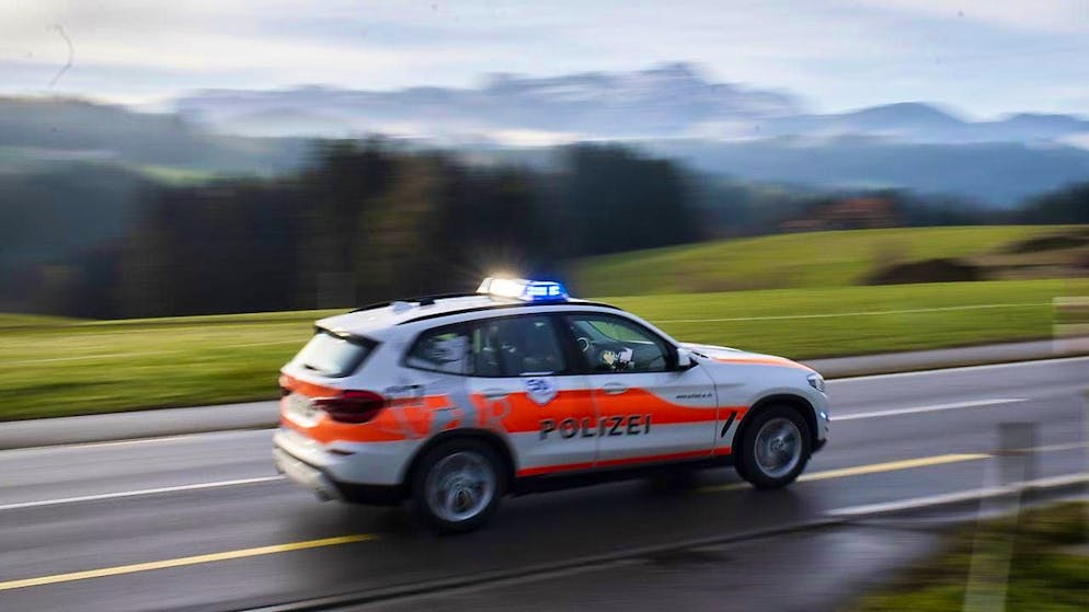 The Zug police launched a manhunt. (symbolic image)