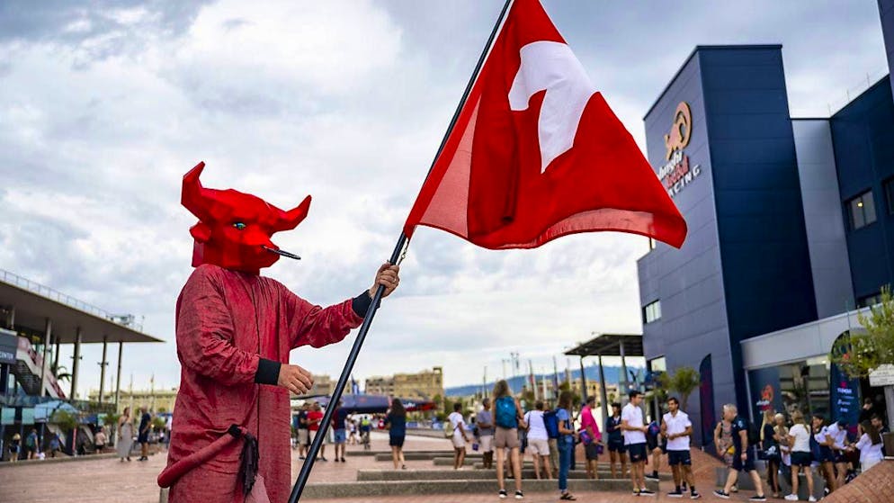 Reason to celebrate at the Alinghi Red Bull Racing base