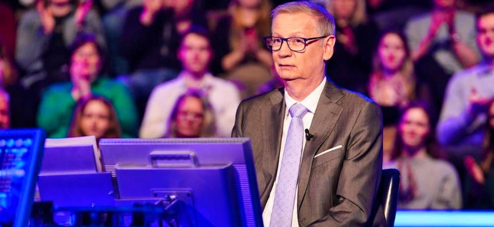 On "Who Wants to Be a Millionaire", the editors made a mistake with the 32,000 euro question this week. In the picture: quizmaster Günther Jauch.