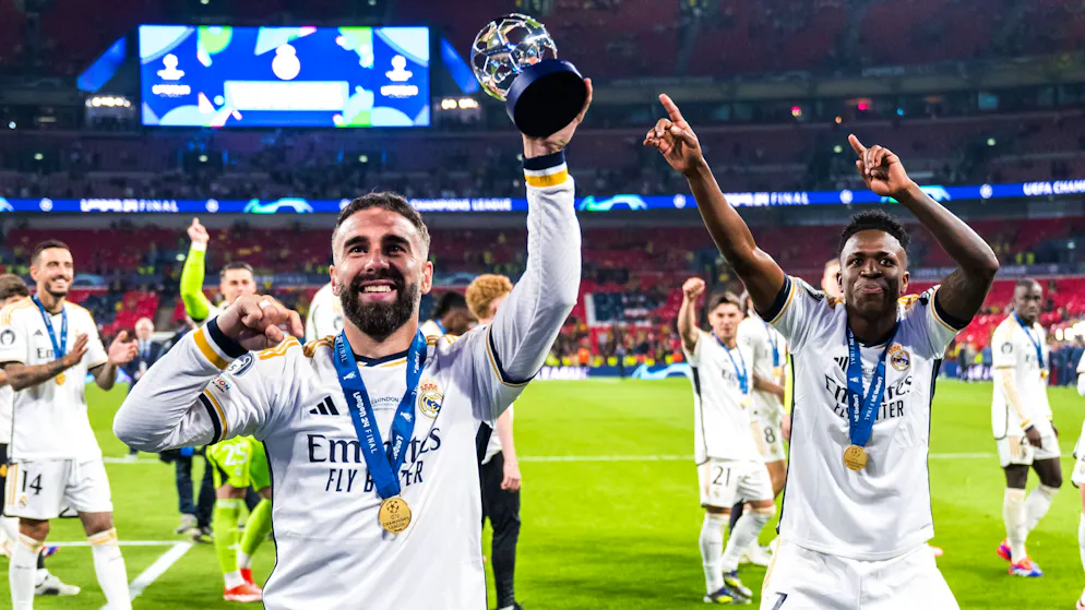 Dani Carvajal et Vinicius sont coéquipiers au Real Madrid (archives).