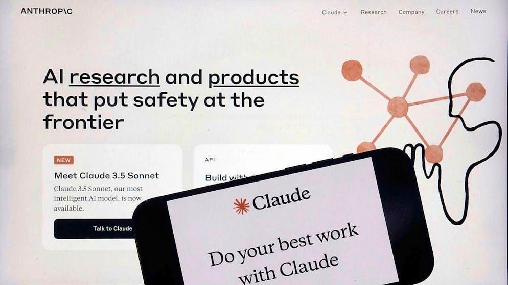 Anthropic is competing with ChatGPT for large companies. (archive image)