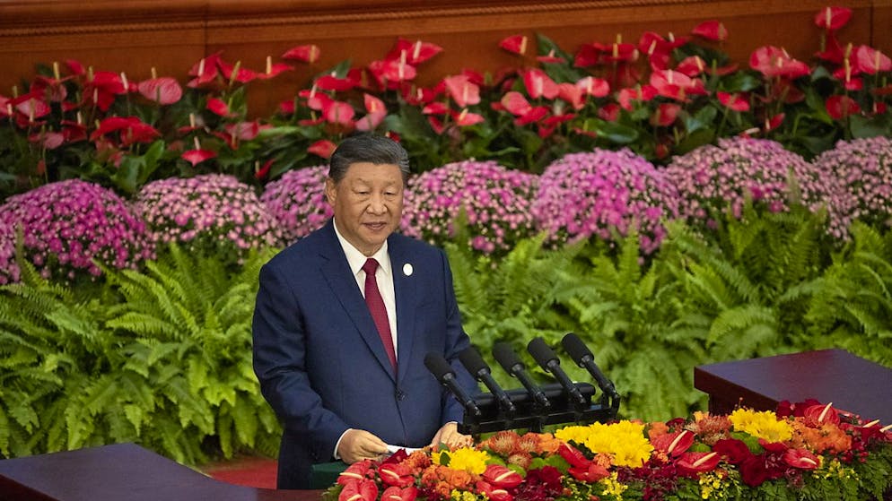 Il presidente cinese Xi Jinping durante il suo intervento al Forum per la cooperazione Cina-Africa